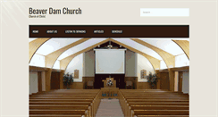 Desktop Screenshot of beaverdamchurch.com